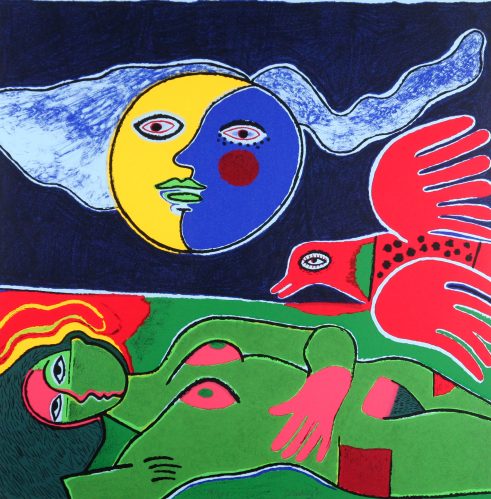Femme a la lune /150