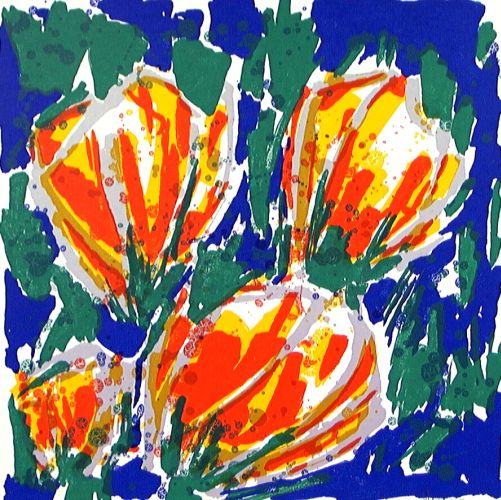 Tulpen 2002 oranje/geel /100