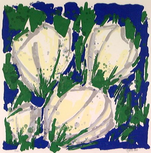 Tulpen 2002 wit/d.groen /100
