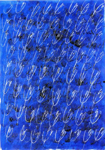 A kind of blue