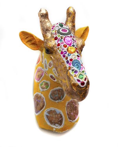Giraffe I (muur sculptuur)